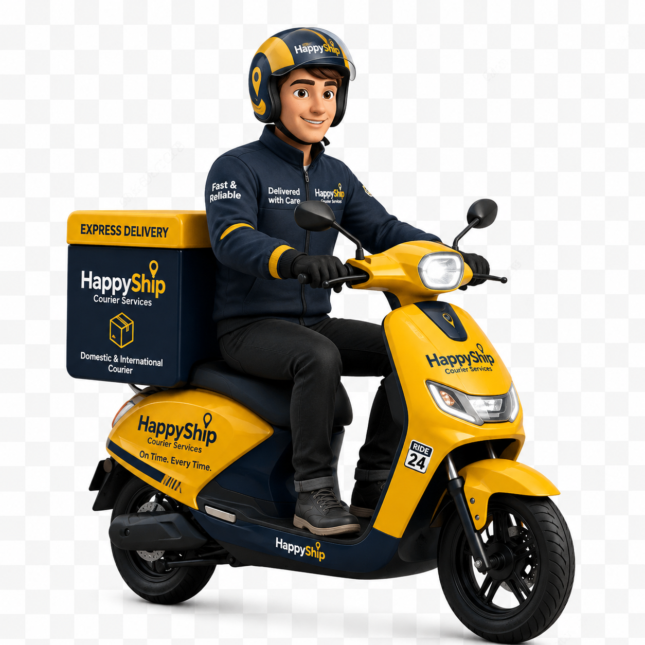 HappyShip international courier service Kerala — worldwide parcel delivery